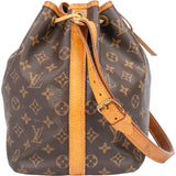 Louis Vuitton Canvas Monogram Sac Noe Petit Shoulder Bag
