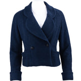 Chanel Bleu Tweed Jacket (D36 / FR38)