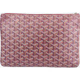 Goyard Bordeaux Goyardine Monogram Clutch