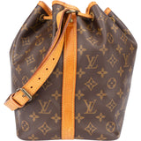 Louis Vuitton Canvas Monogram Sac Noe Petit Shoulder Bag