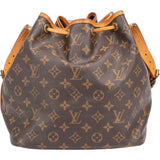Louis Vuitton Canvas Monogram Sac Noe Petit Shoulder Bag
