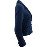 Chanel Bleu Tweed Jacket (D36 / FR38)