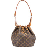 Louis Vuitton Canvas Monogram Sac Noe Petit Shoulder Bag