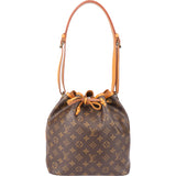Louis Vuitton Canvas Monogram Sac Noe Petit Shoulder Bag