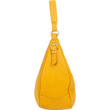 Prada Yellow Leather City Shoulder Bag