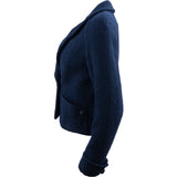 Chanel Bleu Tweed Jacket (D36 / FR38)