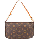 Louis Vuitton Canvas Monogram Pochette Accessoire Handbag