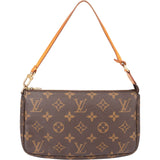 Louis Vuitton Canvas Monogram Pochette Accessoire Handbag