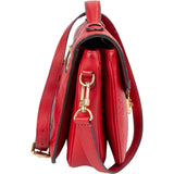 Louis Vuitton Rouge Empreinte Leather Metis Handbag