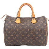 Louis Vuitton Canvas Monogram Speedy 30 Handbag