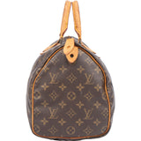 Louis Vuitton Canvas Monogram Speedy 30 Handbag