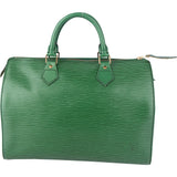 Louis Vuitton Green Epi Leather Speedy 30 Handbag