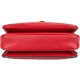 Louis Vuitton Rouge Empreinte Leather Metis Handbag