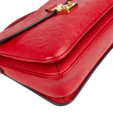 Louis Vuitton Rouge Empreinte Leather Metis Handbag