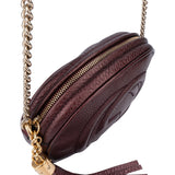 Gucci Metallic Purple Mini Soho GG Crossbody Bag