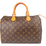 Louis Vuitton Canvas Monogram Speedy 30 Handbag