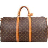 Louis Vuitton Canvas Monogram Keepall 50 Bandouliere