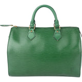 Louis Vuitton Green Epi Leather Speedy 30 Handbag