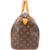 Louis Vuitton Canvas Monogram Speedy 30 Handbag