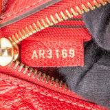 Louis Vuitton Rouge Empreinte Leather Metis Handbag
