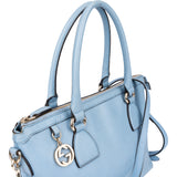 Gucci Blue Leather Charmy Handbag
