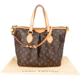 Louis Vuitton Canvas Monogram Palermo PM Handbag