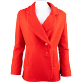 Chanel Rouge Tweed Boucle Runway Jacket (D36 / FR38)