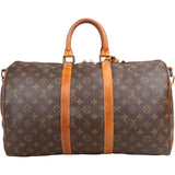 Louis Vuitton Canvas Monogram Keepall 45 Bandouliere