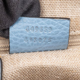 Gucci Blue Leather Charmy Handbag