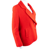 Chanel Rouge Tweed Boucle Runway Jacket (D36 / FR38)