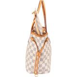 Louis Vuitton Damier Azur Monogram Neverfull PM Handbag