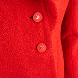 Chanel Rouge Tweed Boucle Runway Jacket (D36 / FR38)