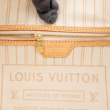 Louis Vuitton Damier Azur Monogram Neverfull PM Handbag