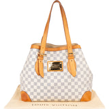 Louis Vuitton Damier Azur Monogram Hampstead MM Handbag