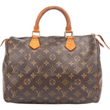 Louis Vuitton Canvas Monogram Speedy 30 Handbag