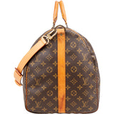 Louis Vuitton Canvas Monogram Keepall 55 Bandouliere