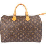 Louis Vuitton Canvas Monogram Speedy 35 Handbag