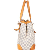 Louis Vuitton Damier Azur Monogram Hampstead MM Handbag