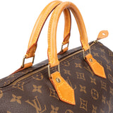 Louis Vuitton Canvas Monogram Speedy 35 Handbag