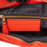 Balenciaga Fire Leather City Handbag