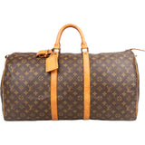 Louis Vuitton Canvas Monogram Keepall 55