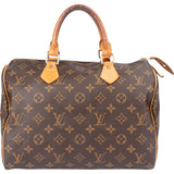 Louis Vuitton Canvas Monogram Speedy 30 Handbag