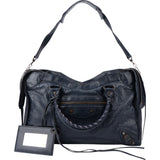 Balenciaga Bleu Leather City Handbag