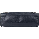 Balenciaga Bleu Leather City Handbag