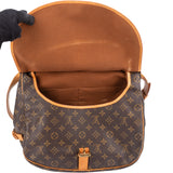Louis Vuitton Canvas Monogram Saumur 35 Crossbody Bag