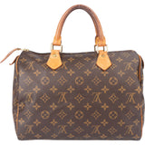 Louis Vuitton Canvas Monogram Speedy 30 Handbag