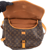 Louis Vuitton Canvas Monogram Saumur 35 Crossbody Bag