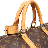 Louis Vuitton Canvas Monogram Keepall 55 Bandouliere