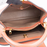 Louis Vuitton Leather Terracotta Capucines MM Handbag