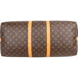 Louis Vuitton Canvas Monogram Keepall 55 Bandouliere
